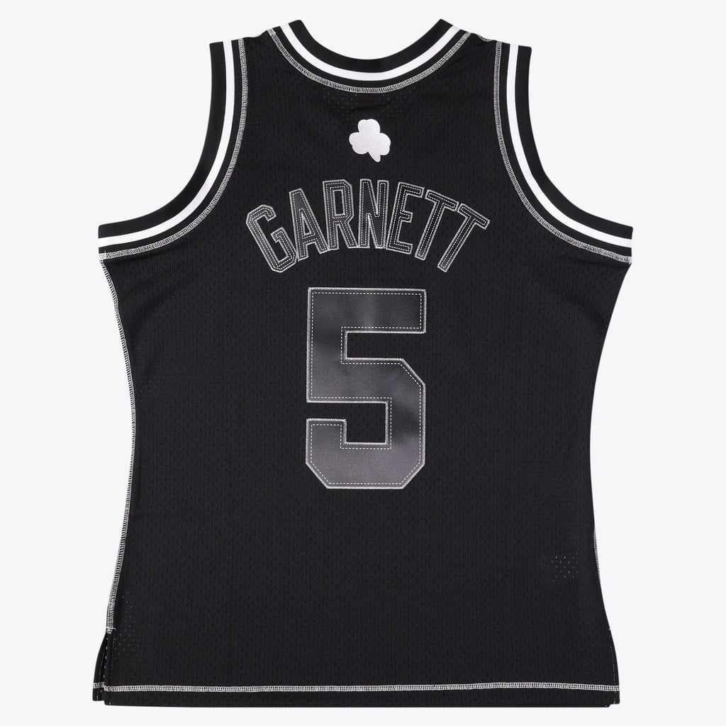 Boston Celtics Kevin Garnett 2007 Contrast 2K Swingman Jersey - Black product image 4, provided for visual reference and