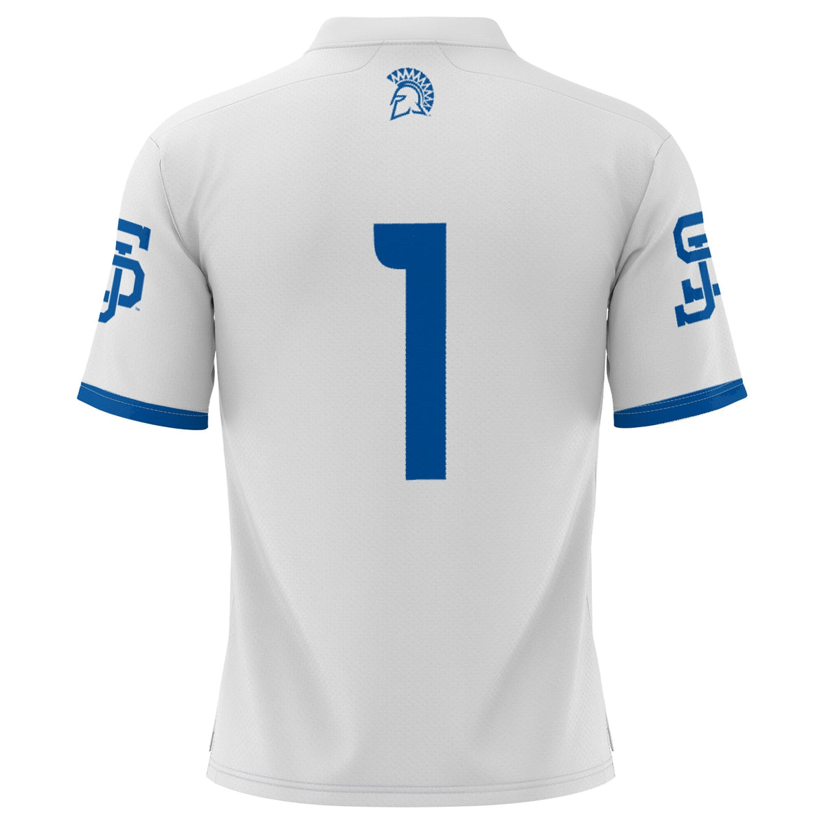 #1 San Jose State Spartans Football Jersey - White product image 4, provided for visual reference and product detail review