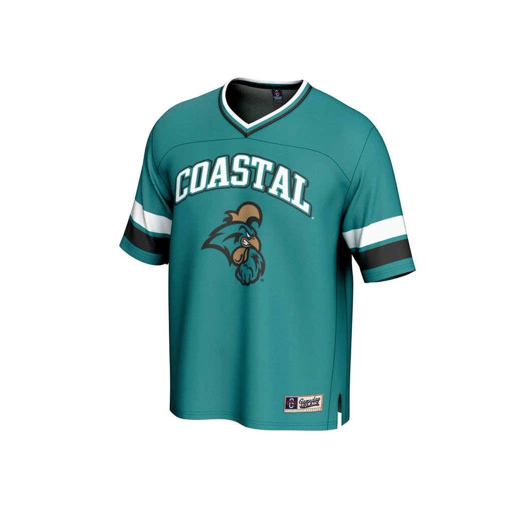 Coastal Carolina Chanticleers Football Jersey - Teal product image 3, provided for visual reference and product detail review