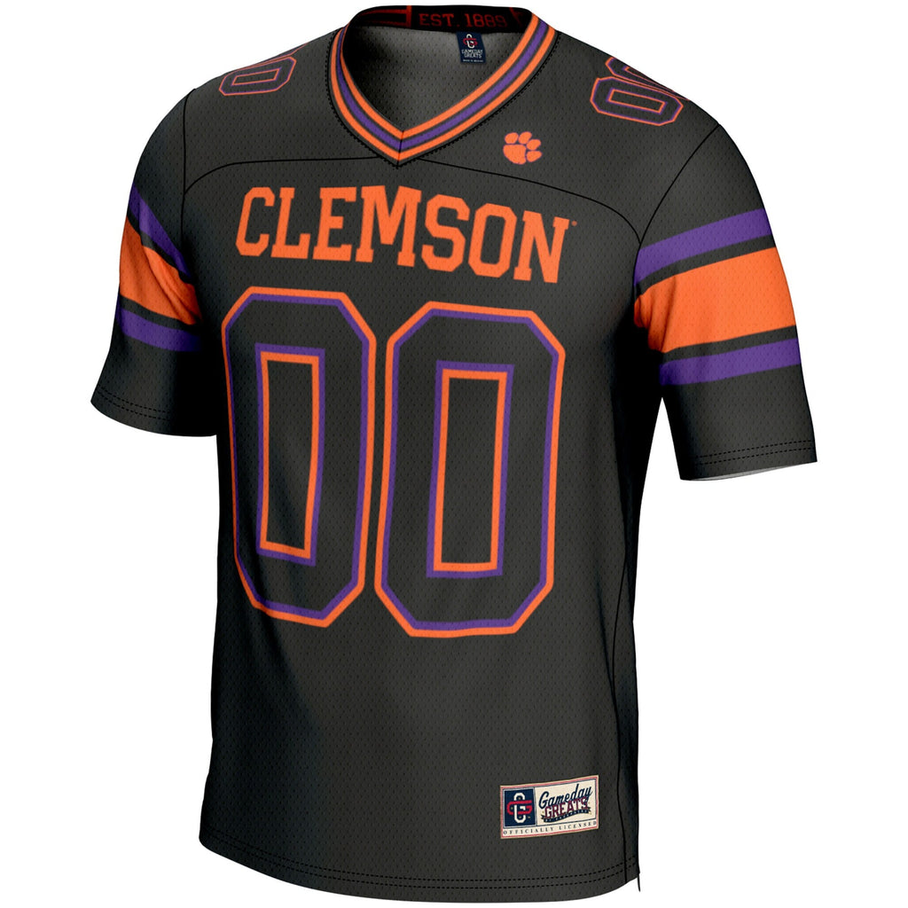 Clemson Tigers NIL Pick-A-Player Football Jersey - Black product image 3, provided for visual reference and product detail