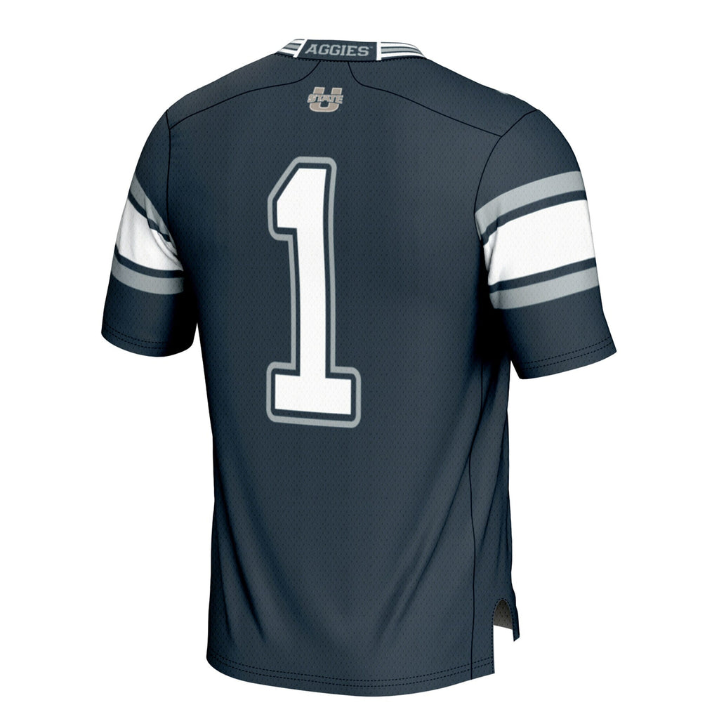 #1 Utah State Aggies Football Jersey - Navy product image 4, provided for visual reference and product detail review