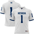 #1 Nevada Wolf Pack Football Jersey - White product image 1, provided for visual reference and product detail review