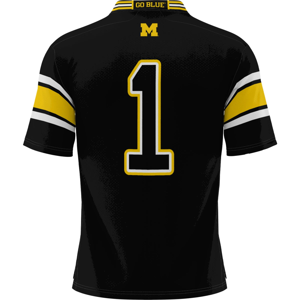 #1 Michigan Wolverines Football Jersey - Black product image 4, provided for visual reference and product detail review