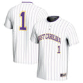 #1 ECU Pirates Lightweight Softball Jersey - White product image 1, provided for visual reference and product detail review