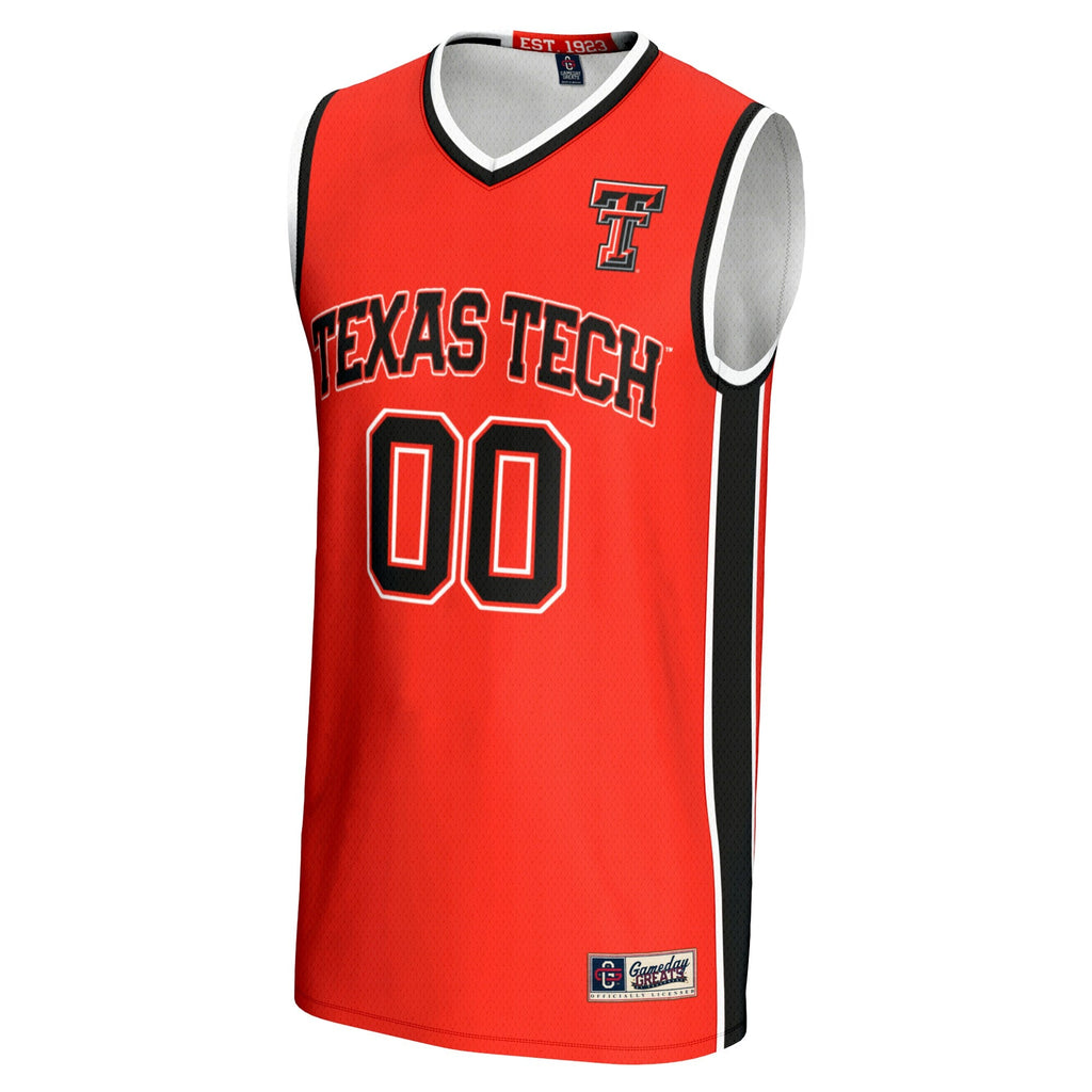 Texas Tech Red Raiders NIL Pick-A-Player Lightweight Basketball Jersey - Red product image 3, provided for visual reference