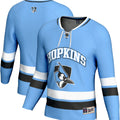 Johns Hopkins Blue Jays Spirit Hockey Jersey - Light Blue product image 1, provided for visual reference and product detail