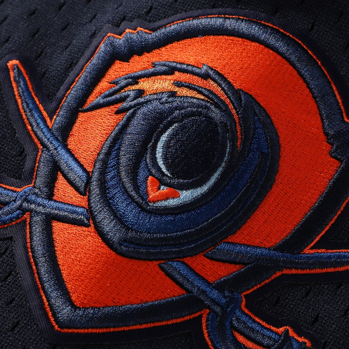 Virginia Cavaliers Mesh Full-Button Replica Baseball Jersey - Navy product image 4, provided for visual reference and