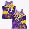 Los Angeles Lakers Shaquille O'Neal 1996 Hyper Hoops Swingman Jersey - Dark Purple product image 1, provided for visual