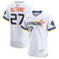 Houston Astros Jose Altuve White 2025 City Connect Elite Player Jersey product image 1, provided for visual reference and