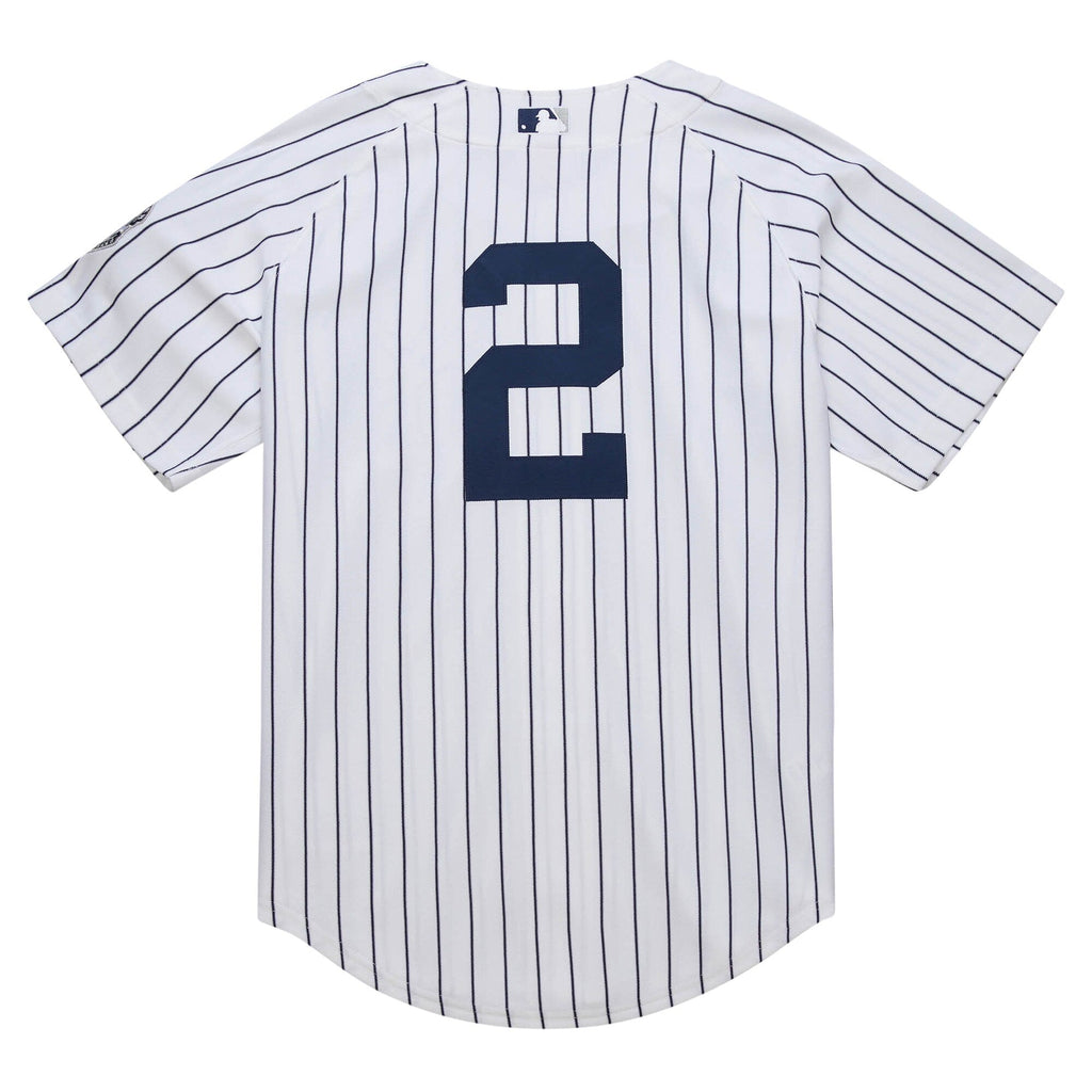 New York Yankees Derek Jeter White 2014 Cooperstown Collection Authentic Throwback Jersey product image 4, provided for