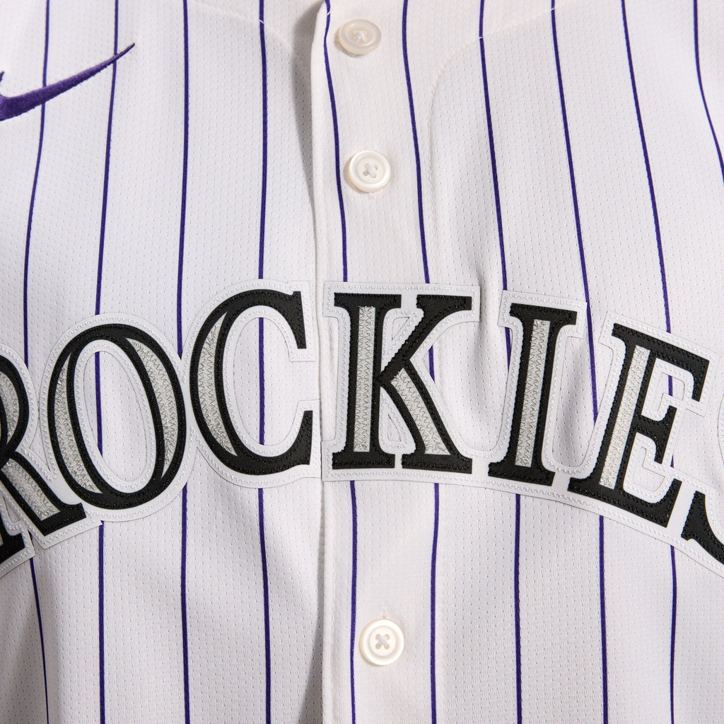 Colorado Rockies White Home Limited Jersey product image 3, provided for visual reference and product detail review