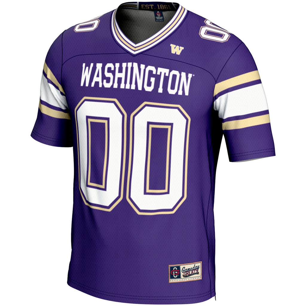 Washington Huskies NIL Pick-A-Player Football Jersey - Purple product image 3, provided for visual reference and product