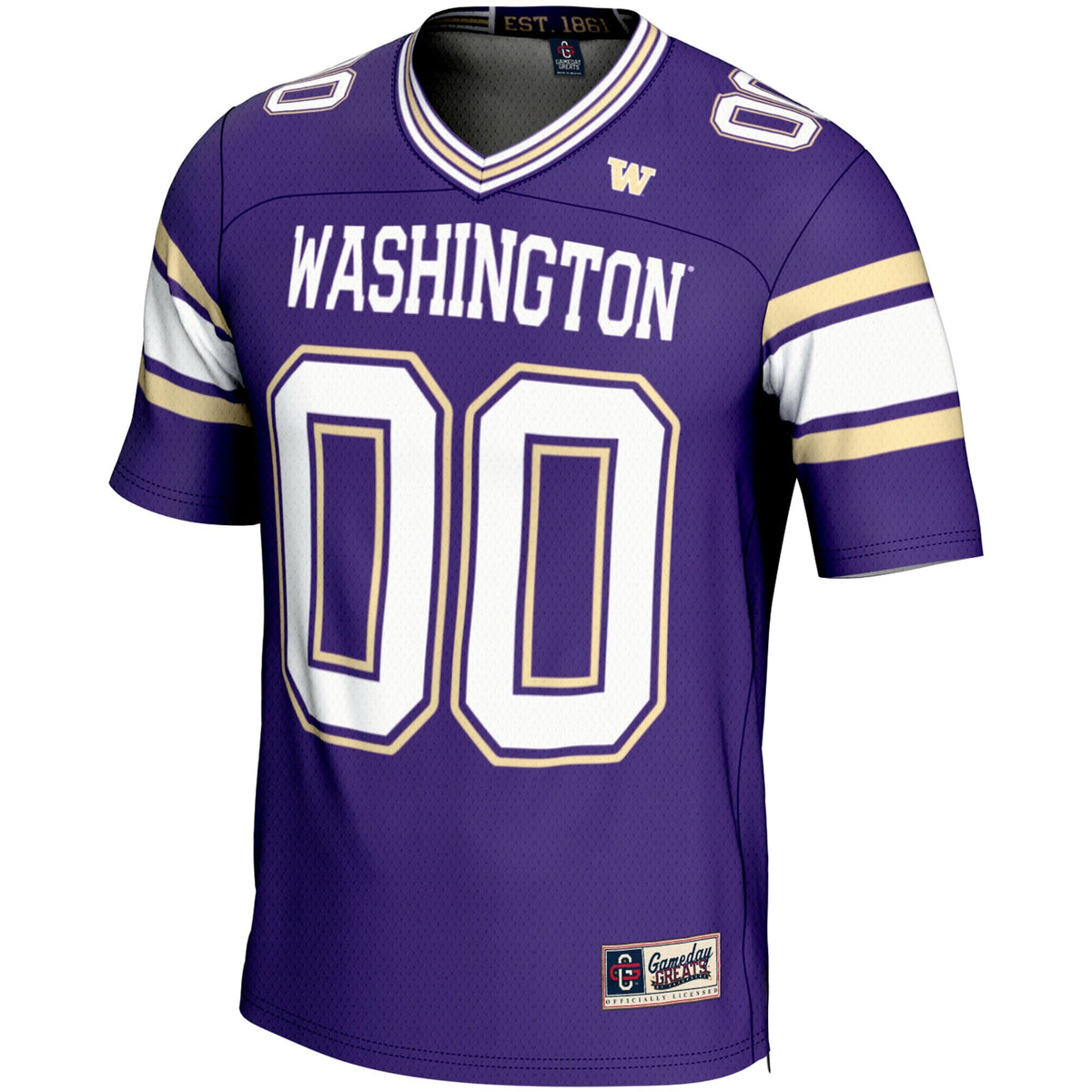 Washington Huskies NIL Pick-A-Player Football Jersey - Purple product image 3, provided for visual reference and product
