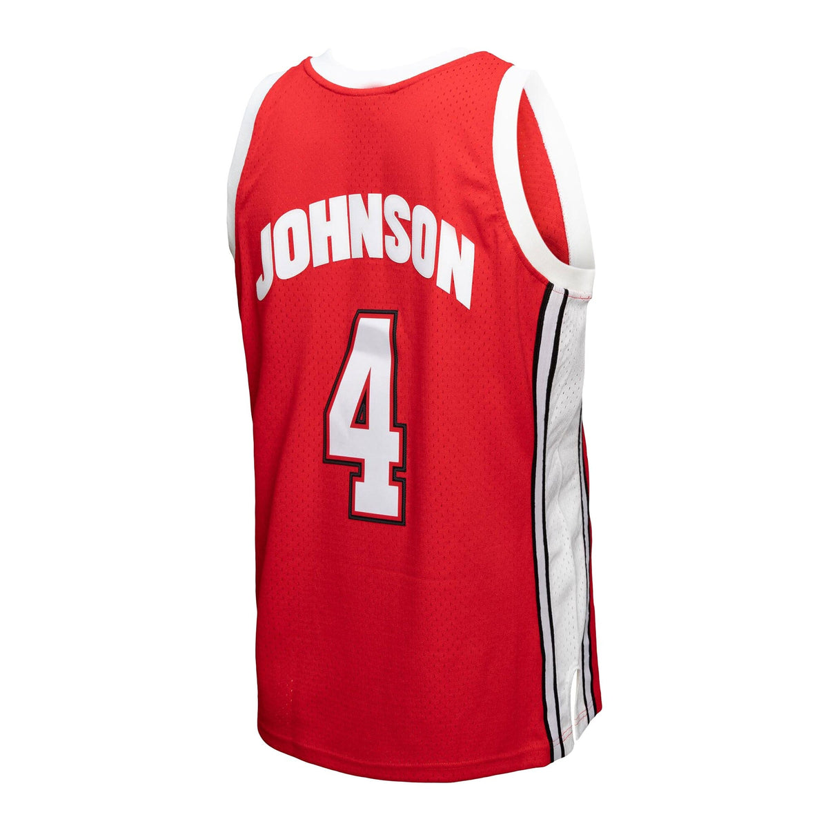 Larry Johnson UNLV Rebels 1989/90 Player Swingman Jersey - Red product image 4, provided for visual reference and product