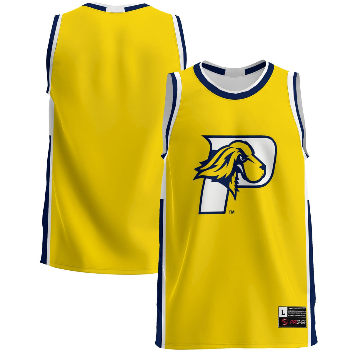 Pace University Setters Lightweight Basketball Jersey - Blue product image 1, provided for visual reference and product