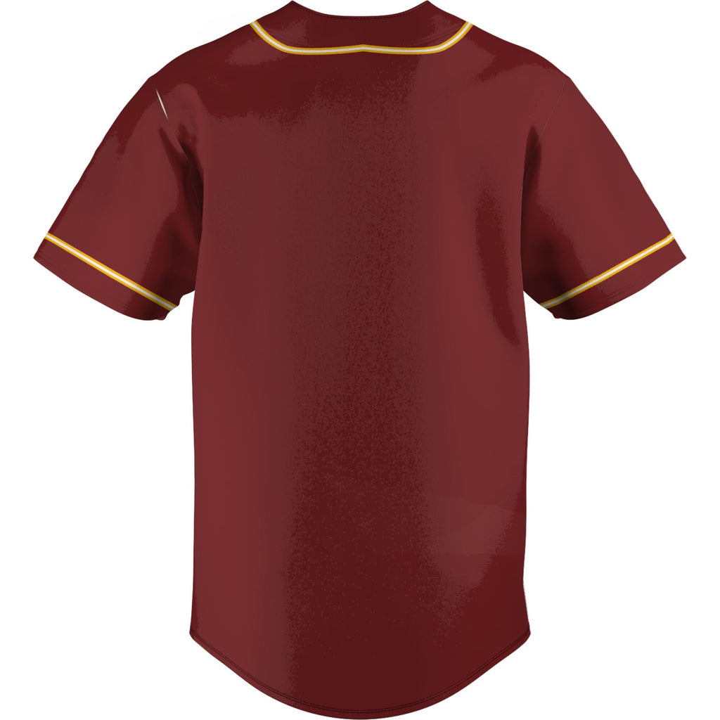 Loyola Chicago Ramblers Lightweight Baseball Jersey - Maroon product image 4, provided for visual reference and product