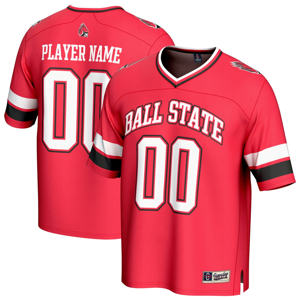 Ball State Cardinals NIL Pick-A-Player Football Fashion Jersey - Cardinal product image 2, provided for visual reference and