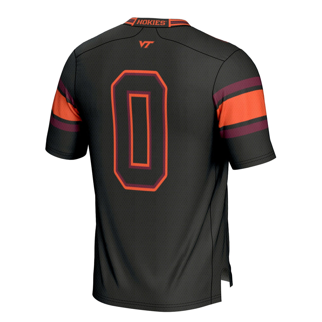 #0 Virginia Tech Hokies Football Jersey - Black product image 4, provided for visual reference and product detail review