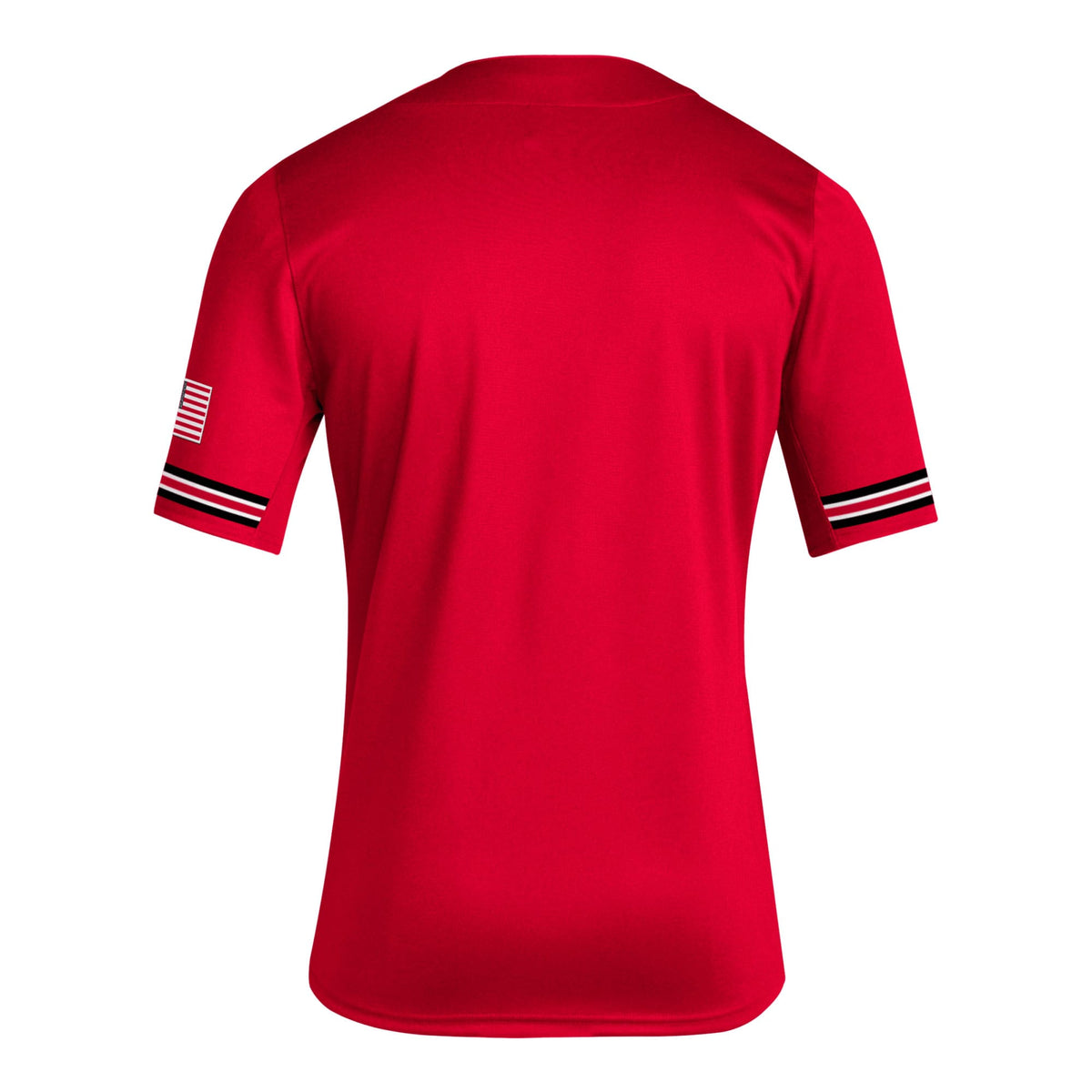 NC State Wolfpack Reverse Retro Replica Baseball Jersey - Red product image 4, provided for visual reference and product