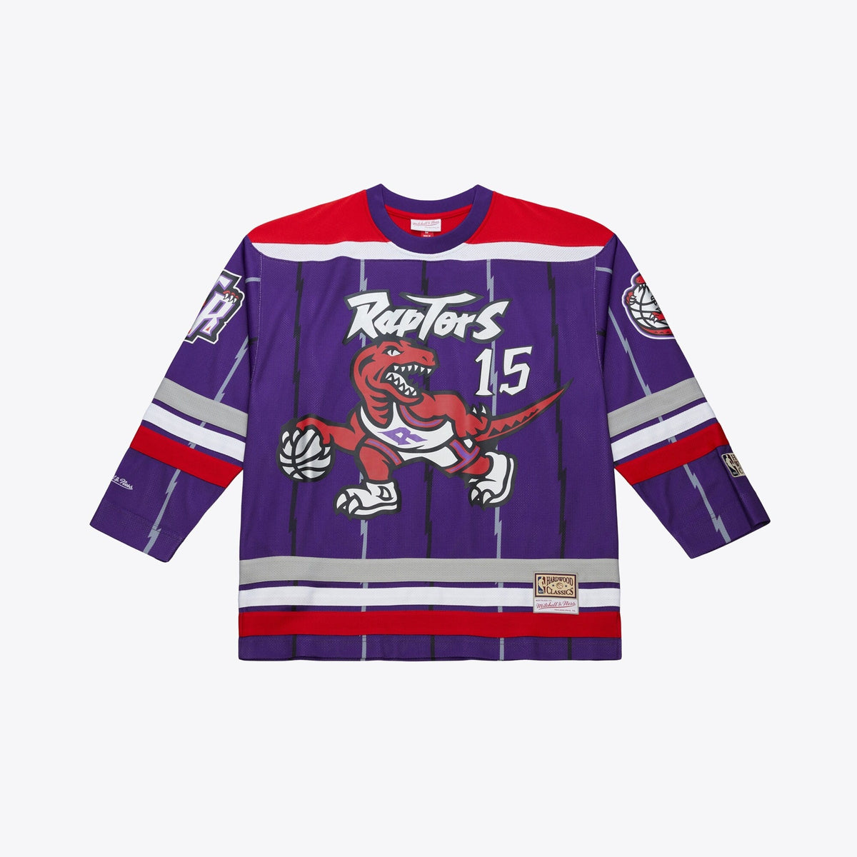 Toronto Raptors Vince Carter Maxxed Out Fashion Hockey Jersey - Purple product image 1, provided for visual reference and