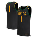 #1 Baylor Bears Replica Basketball Jersey - Black product image 1, provided for visual reference and product detail review