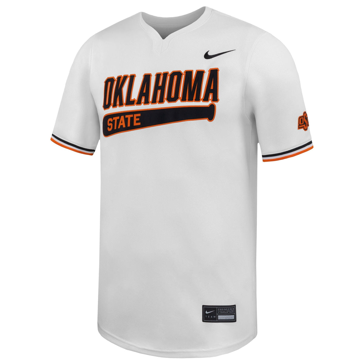 White Oklahoma State Cowboys Limited Baseball Jersey product image 3, provided for visual reference and product detail review