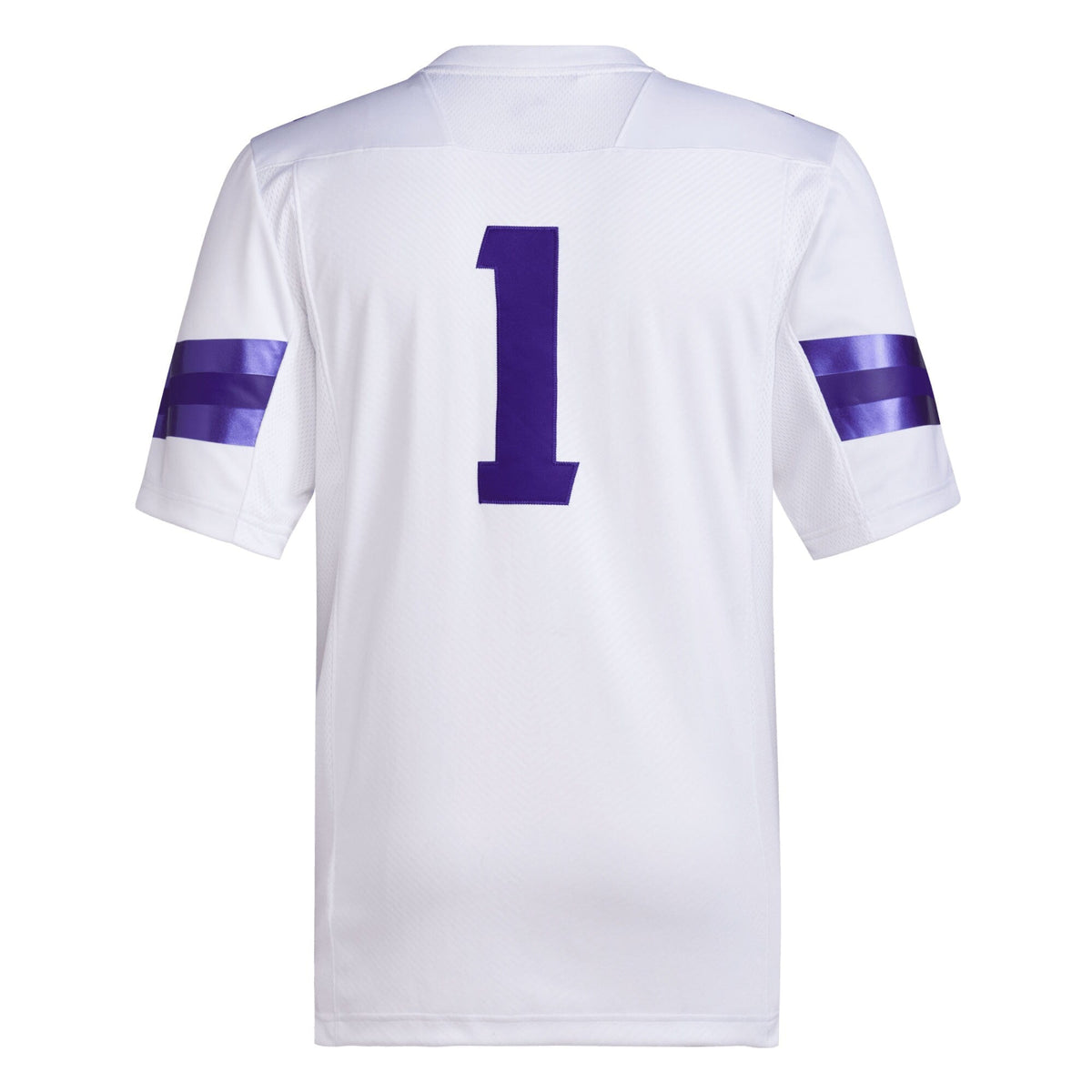 #1 Washington Huskies Premier Football Jersey - White product image 4, provided for visual reference and product detail