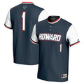 #1 Howard Bison Lightweight Softball Jersey - Navy product image 1, provided for visual reference and product detail review