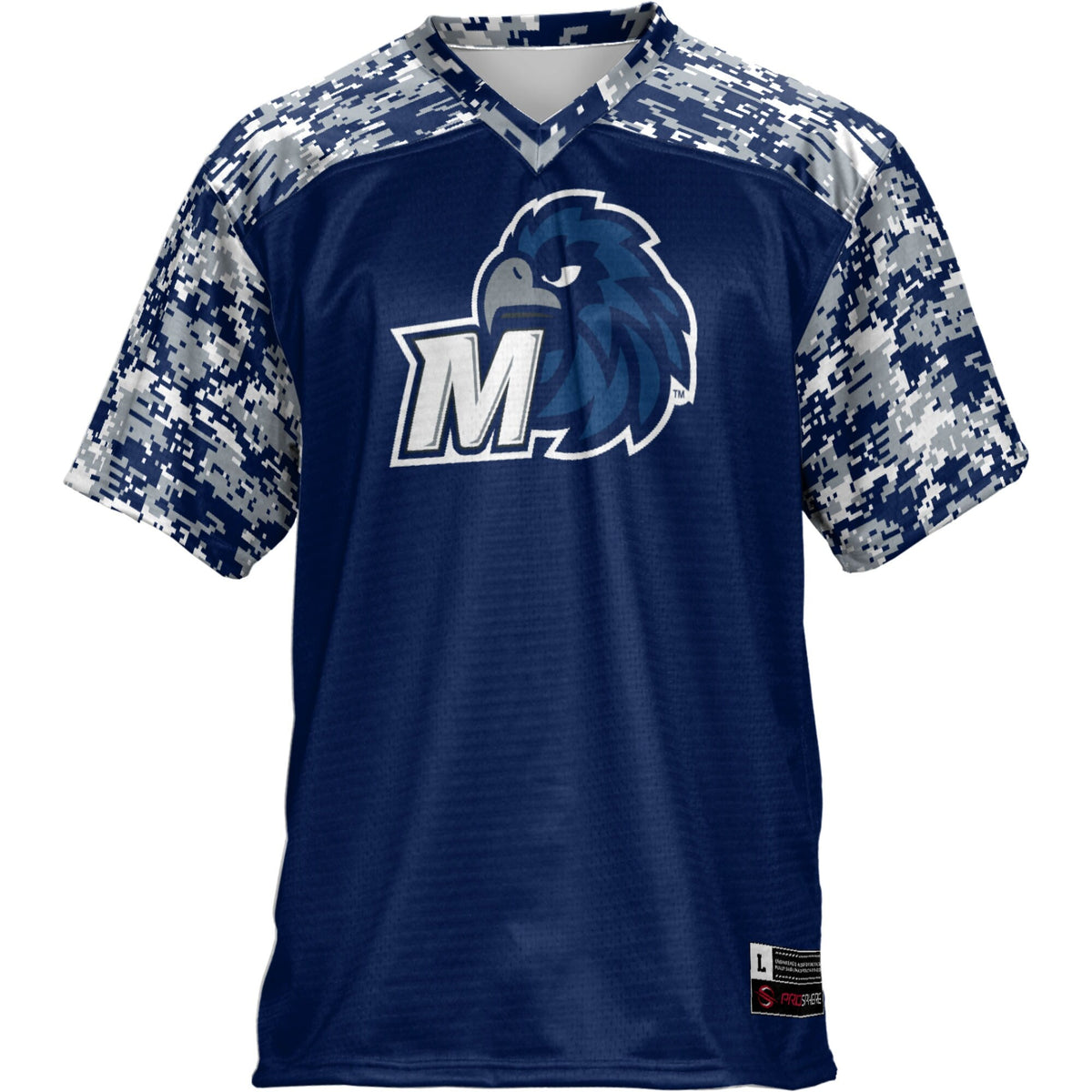 Monmouth Hawks Football Jersey - Navy product image 3, provided for visual reference and product detail review