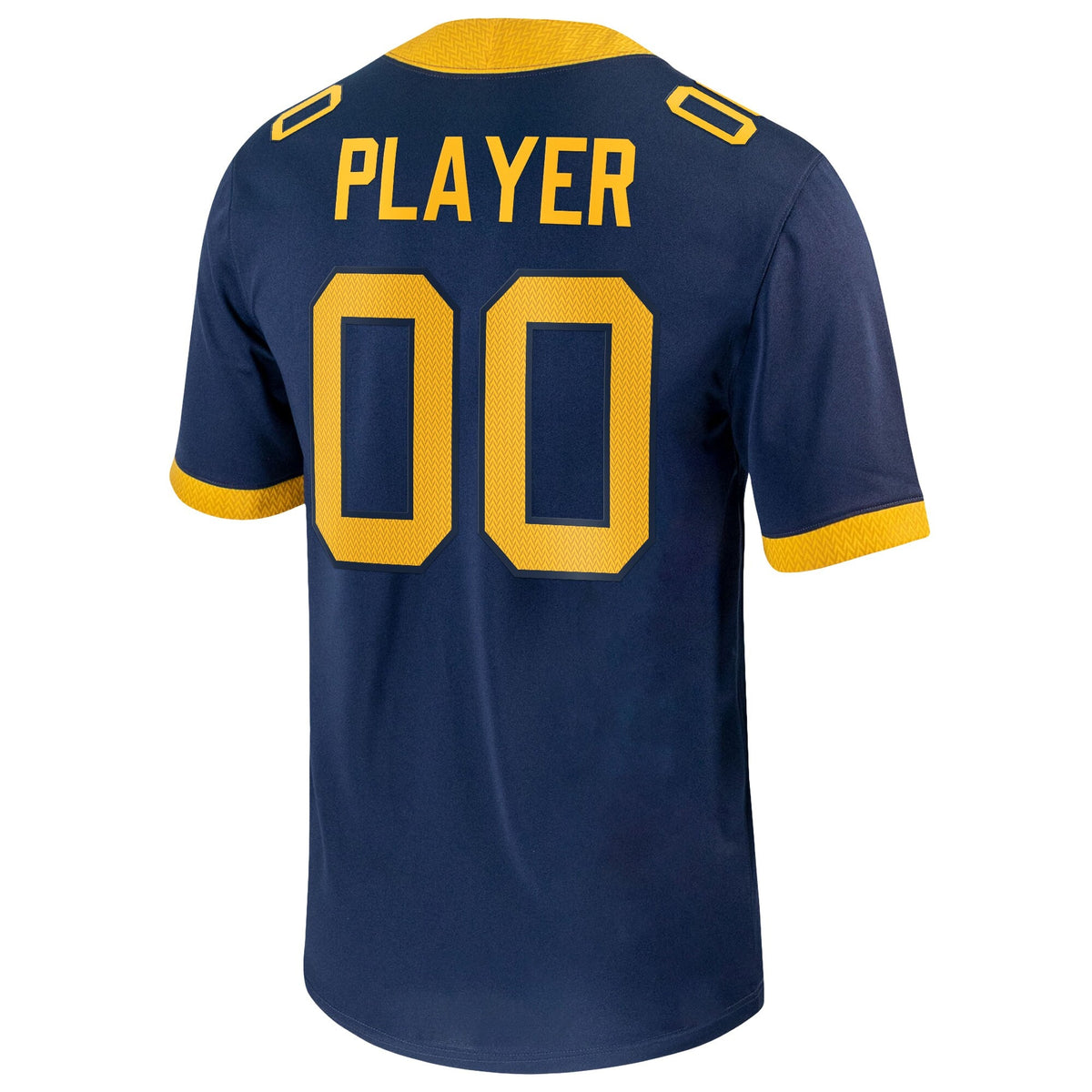West Virginia Mountaineers Pick-A-Player NIL Replica Football Jersey - Navy product image 4, provided for visual reference