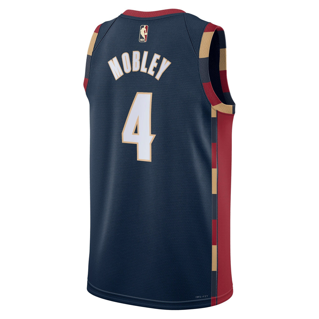 Cleveland Cavaliers Classic Edition Jersey - Navy - Evan Mobley product image 4, provided for visual reference and product