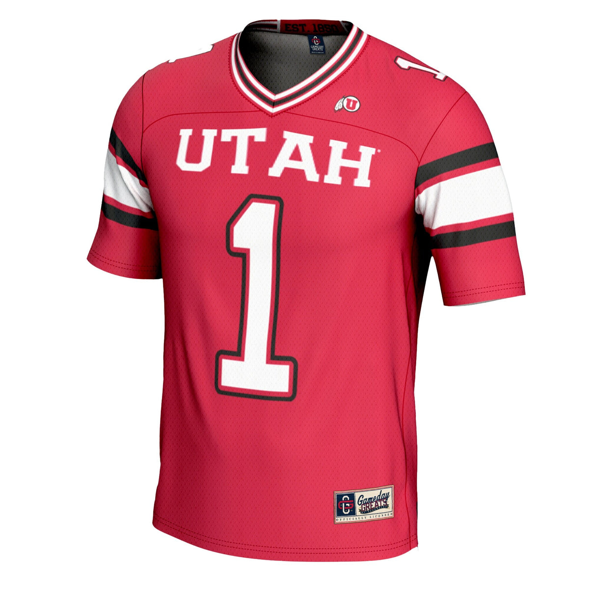 #1 Utah Utes Football Jersey - Red product image 3, provided for visual reference and product detail review