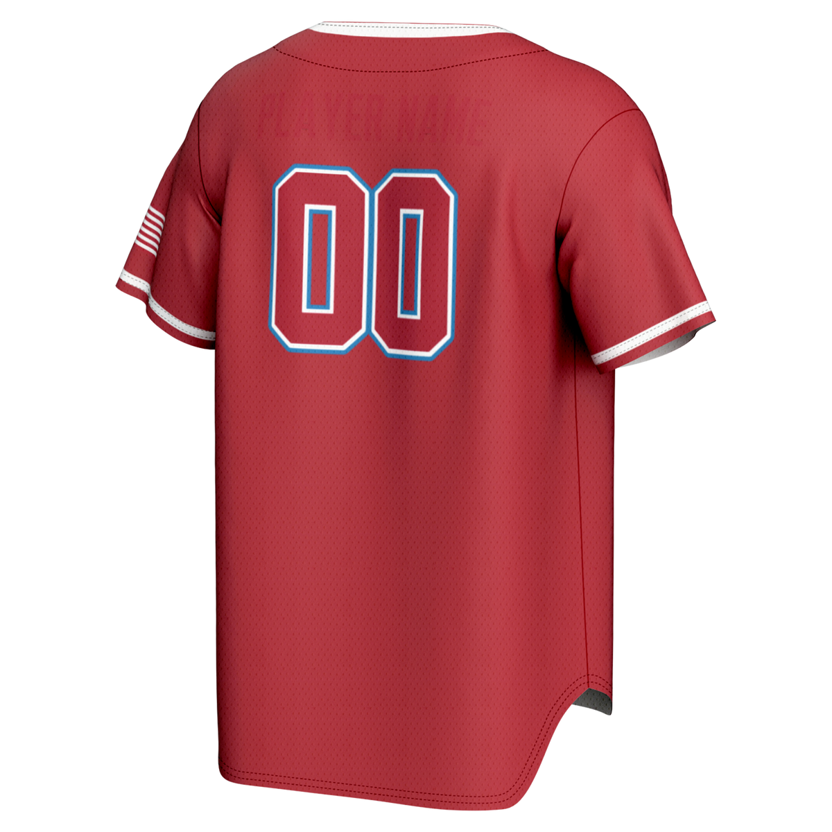 Loyola Marymount Lions NIL Pick-A-Player Lightweight Baseball Jersey - Red product image 4, provided for visual reference