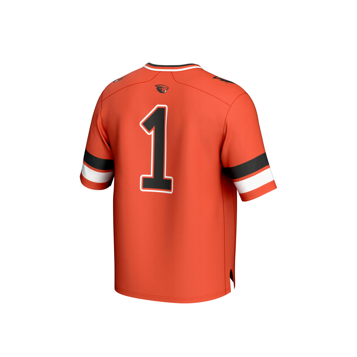 #1 Oregon State Beavers Lightweight Collegiate Football Fashion Jersey - Orange product image 4, provided for visual