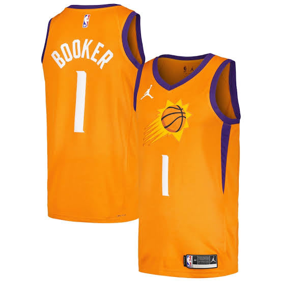 Devin Booker Phoenix Suns Official NBA Jersey Orange product image 1