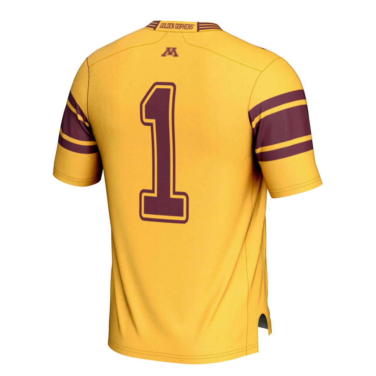 #1 Minnesota Golden Gophers Football Jersey – Gold product image 4, provided for visual reference and product detail review
