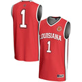 #1 Louisiana Ragin' Cajuns Lightweight Basketball Jersey - Cardinal product image 1, provided for visual reference and