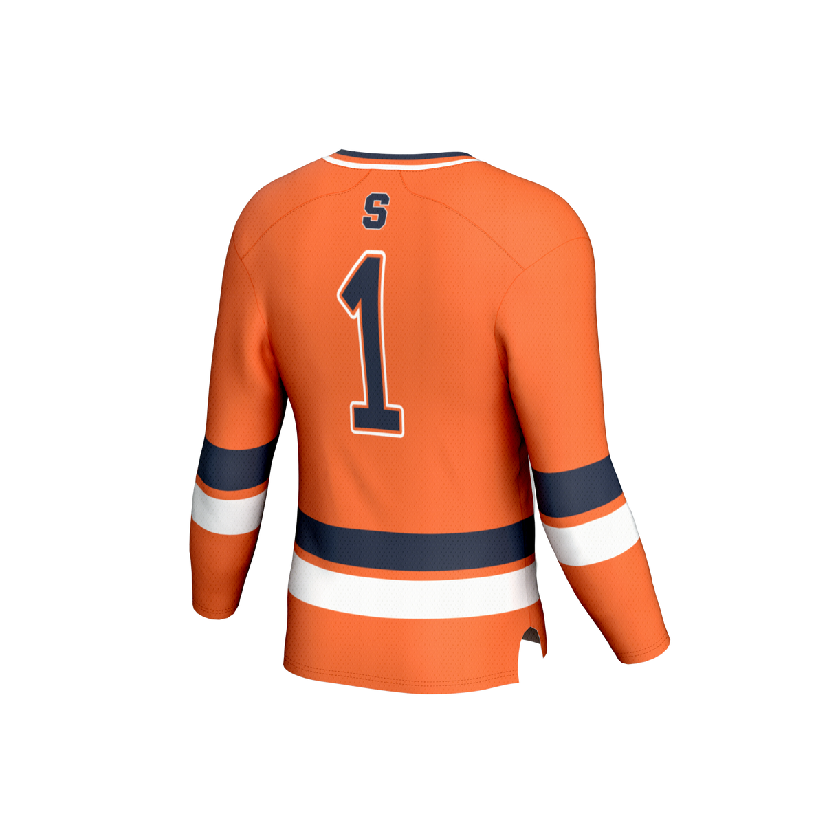 Syracuse Orange Lightweight Hockey Fashion Jersey - Orange product image 4, provided for visual reference and product detail