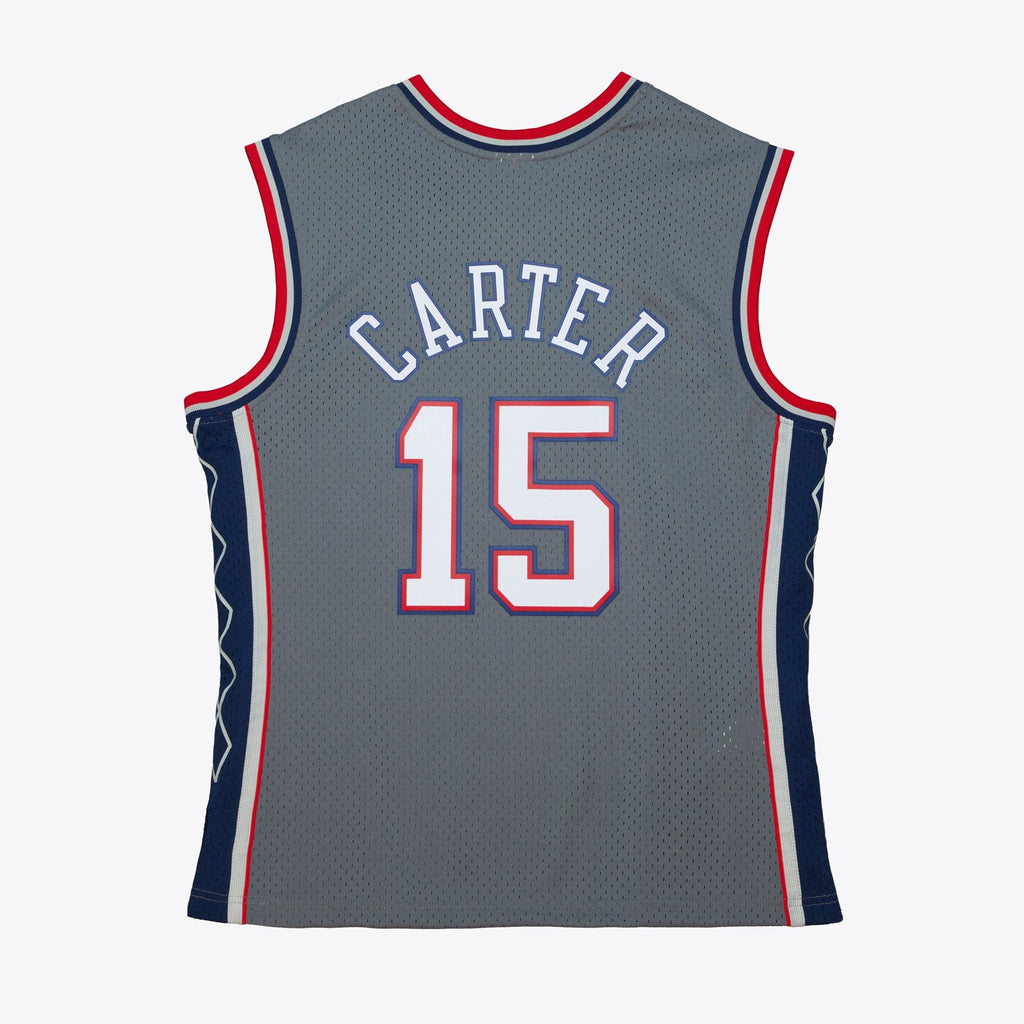 New Jersey Nets Vince Carter 2004 Alternate Authentic Jersey - Grey product image 4, provided for visual reference and