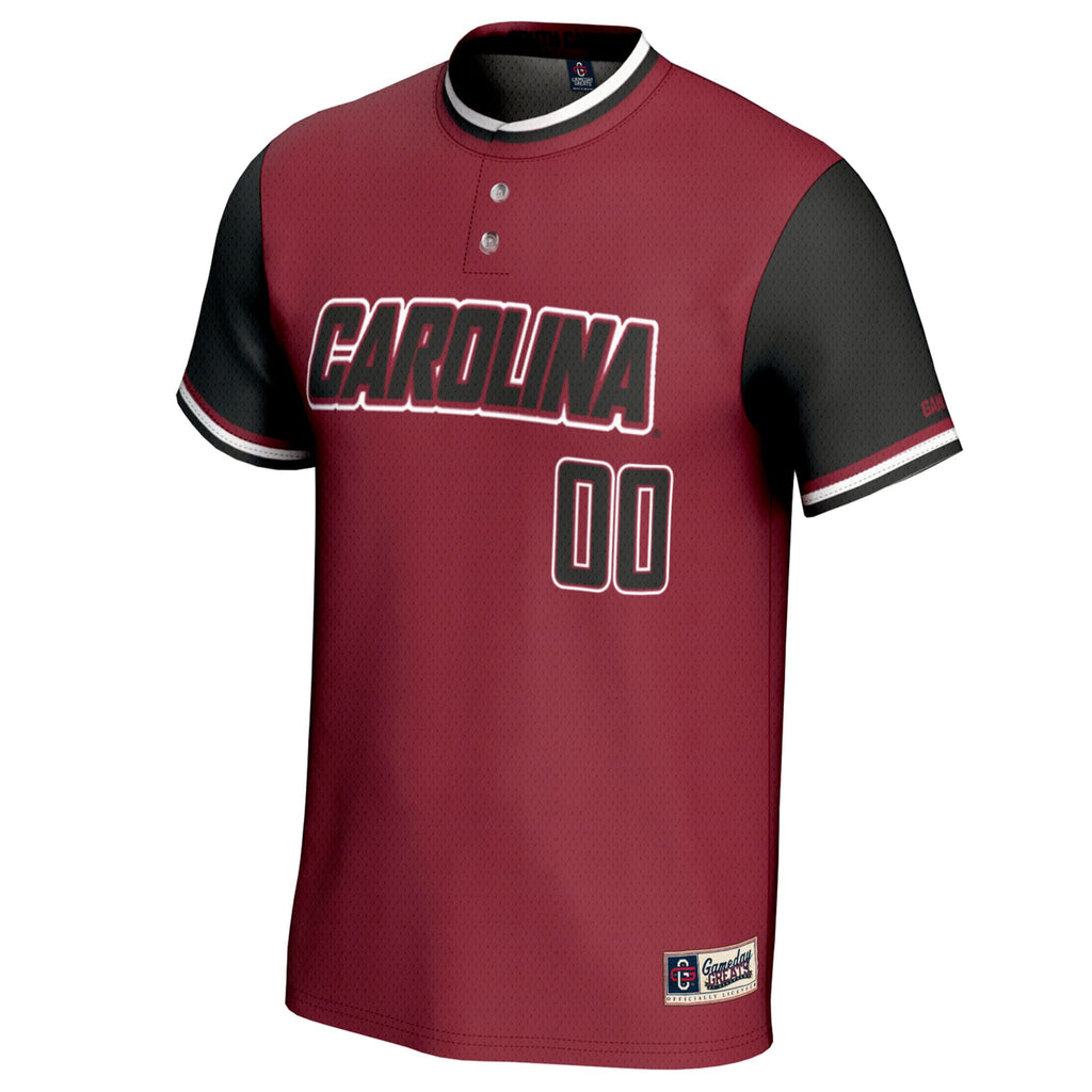 South Carolina Gamecocks NIL Pick-A-Player Lightweight Softball Jersey - Garnet product image 3, provided for visual