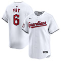 Cleveland Guardians David Fry White Home Limited Player Jersey product image 1, provided for visual reference and product