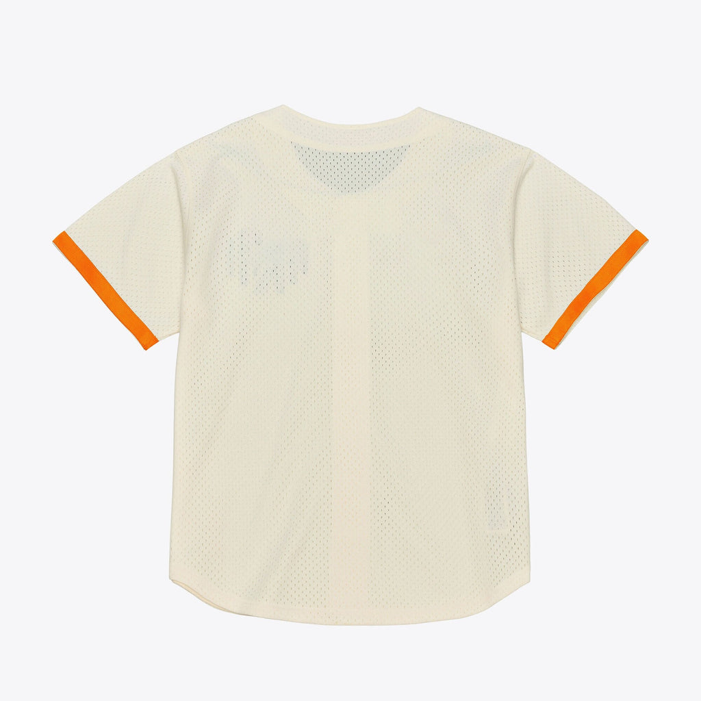Tennessee Volunteers Mesh Button-Up Batting Practice Baseball Jersey - Cream product image 3, provided for visual reference