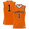 #1 Oklahoma State Cowboys Lightweight Basketball Jersey - Orange product image 1, provided for visual reference and product
