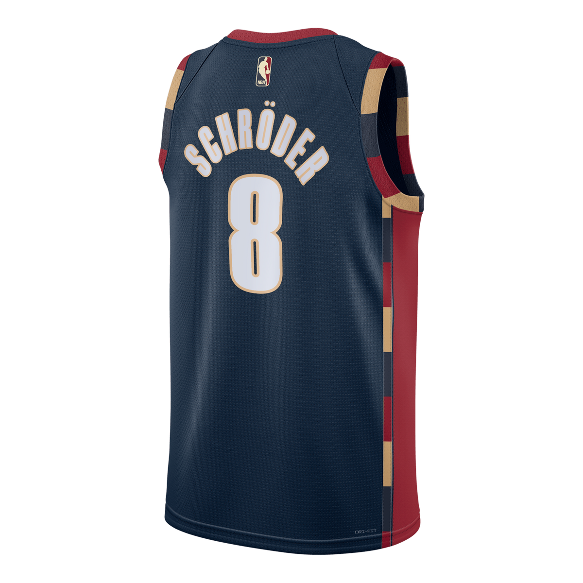 Cleveland Cavaliers Classic Edition Swingman Jersey - Navy - Dennis Schröder product image 4, provided for visual reference