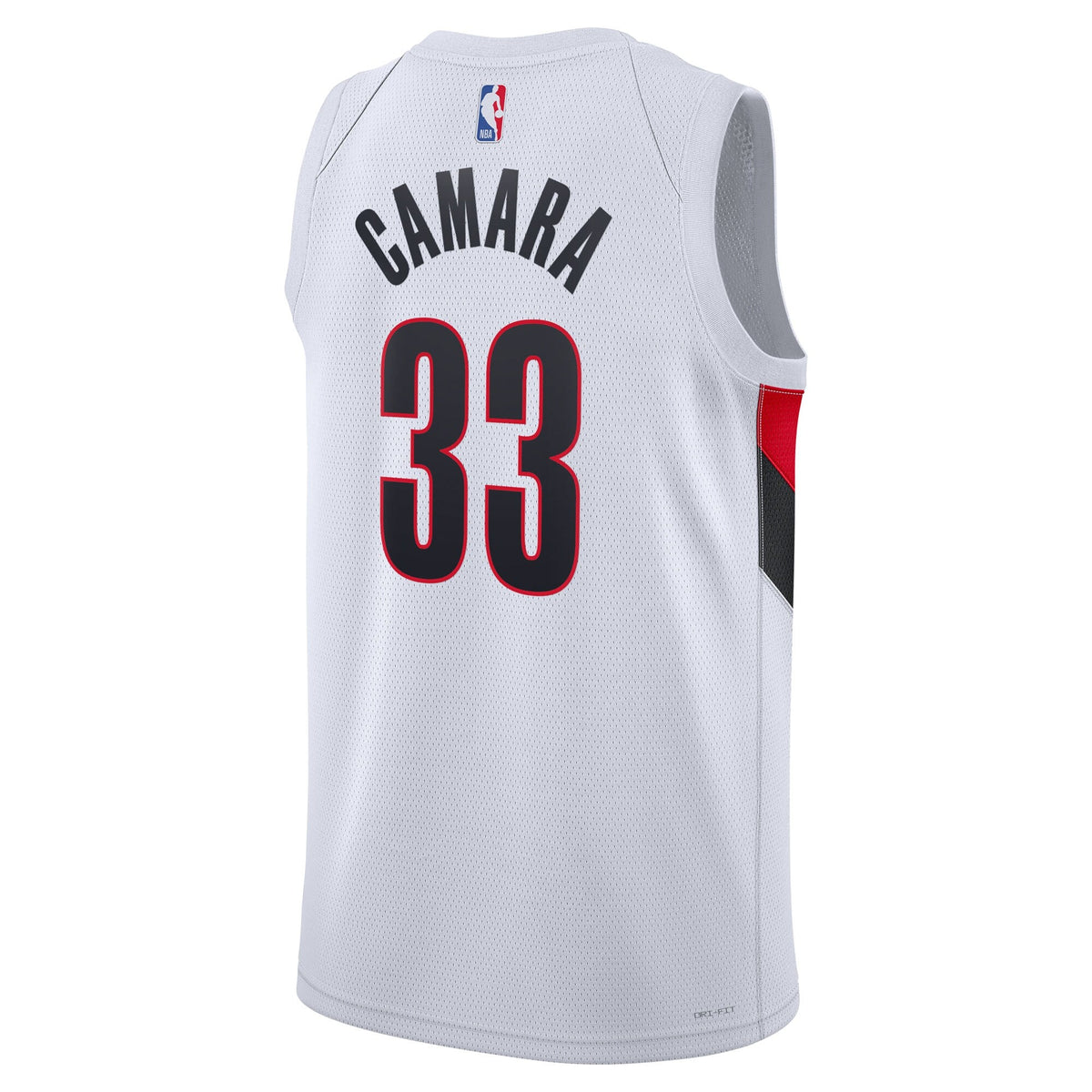 Portland Trail Blazers Replica Association Edition Swingman Jersey - White - Toumani Camara product image 4, provided for