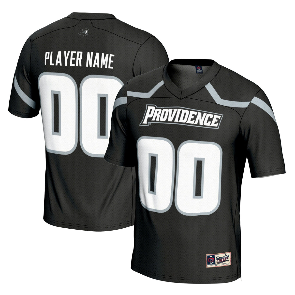Providence Friars Lacrosse NIL Lightweight Jersey - Black product image 2, provided for visual reference and product detail