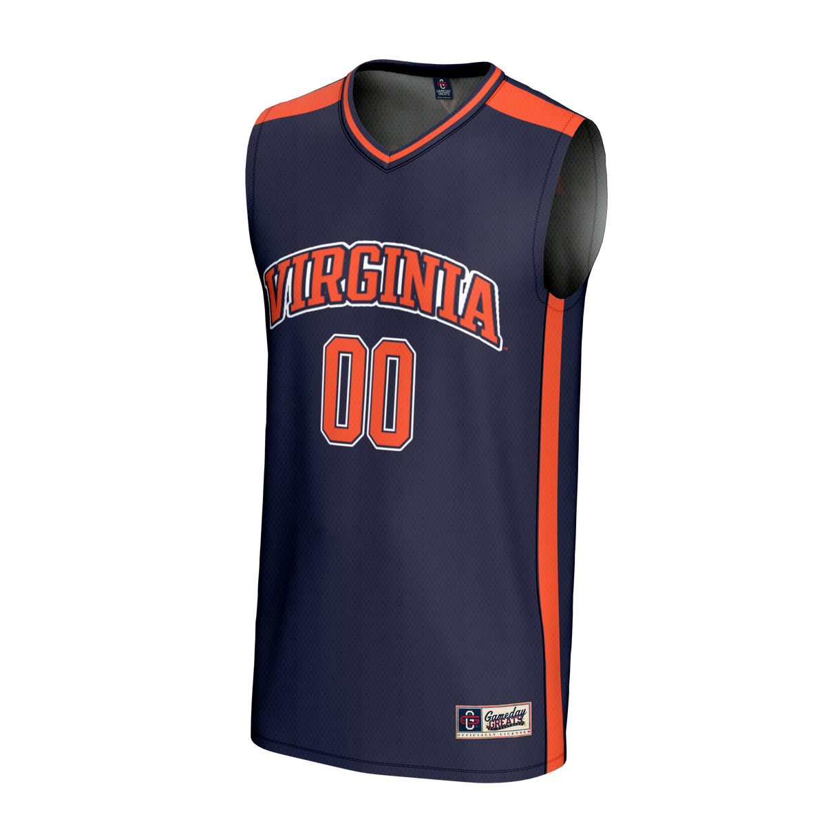 Virginia Cavaliers NIL Pick-A-Player Lightweight Basketball Fashion Jersey - Navy product image 3, provided for visual