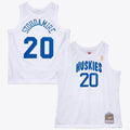 Toronto Huskies Damon Stoudamire 1996 Swingman Authentic Jersey - White product image 1, provided for visual reference and
