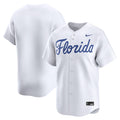 White Florida Gators Baseball Limited Jersey product image 1, provided for visual reference and product detail review