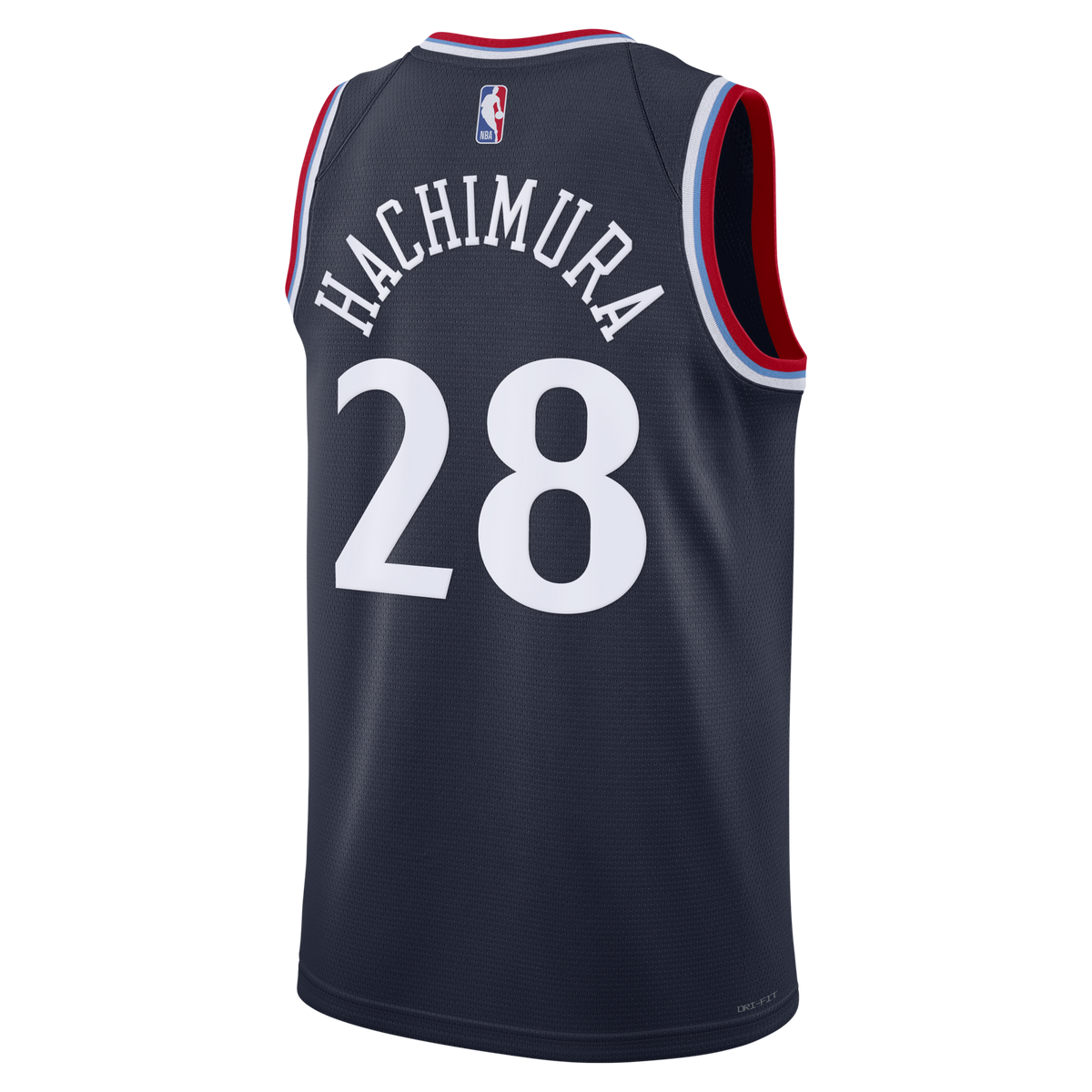 Los Angeles Clippers Replica Icon Edition Swingman Jersey - Navy - Rui Hachimura product image 4, provided for visual